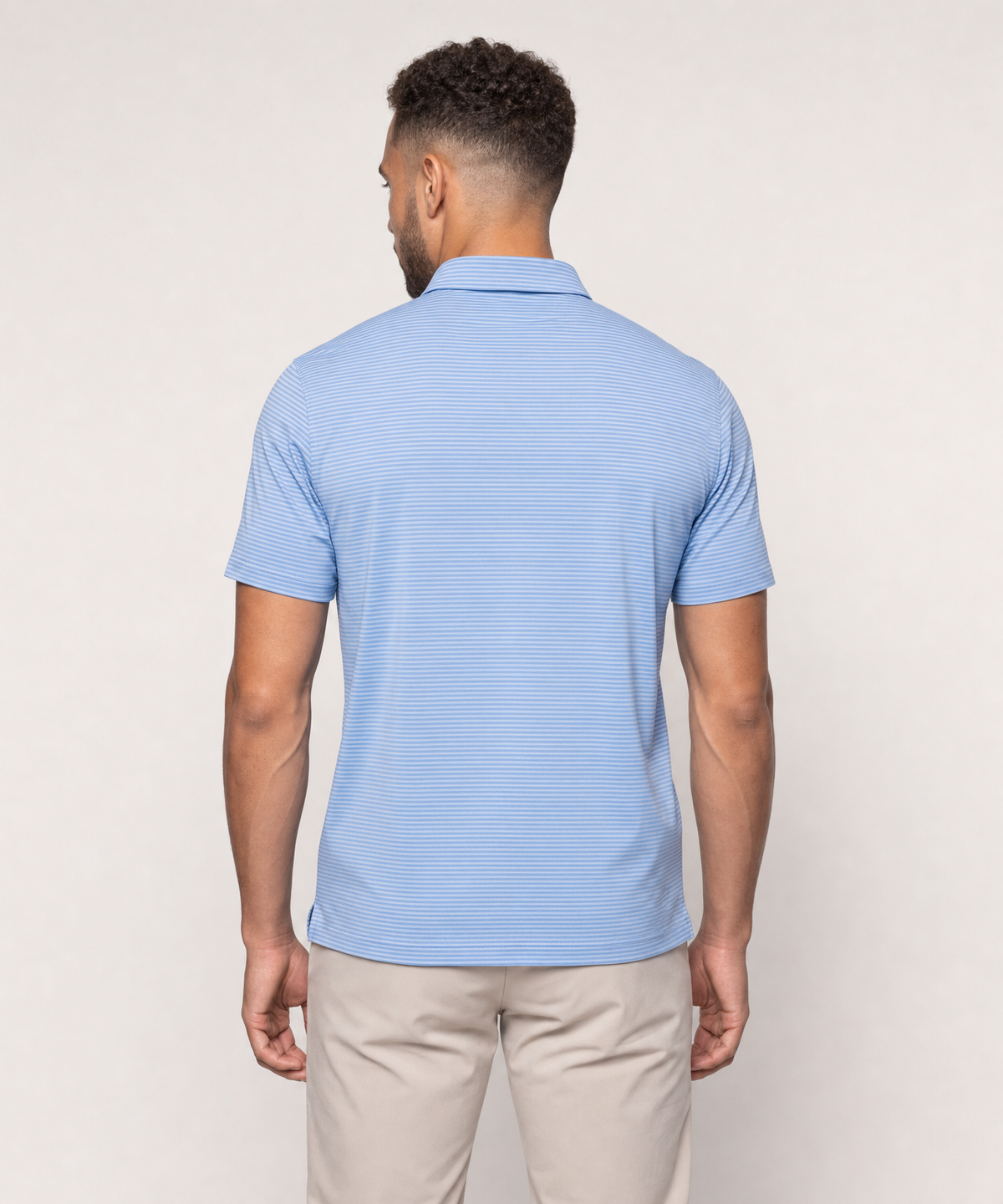 The Dress Collar Polo — Baby Blue — image 3
