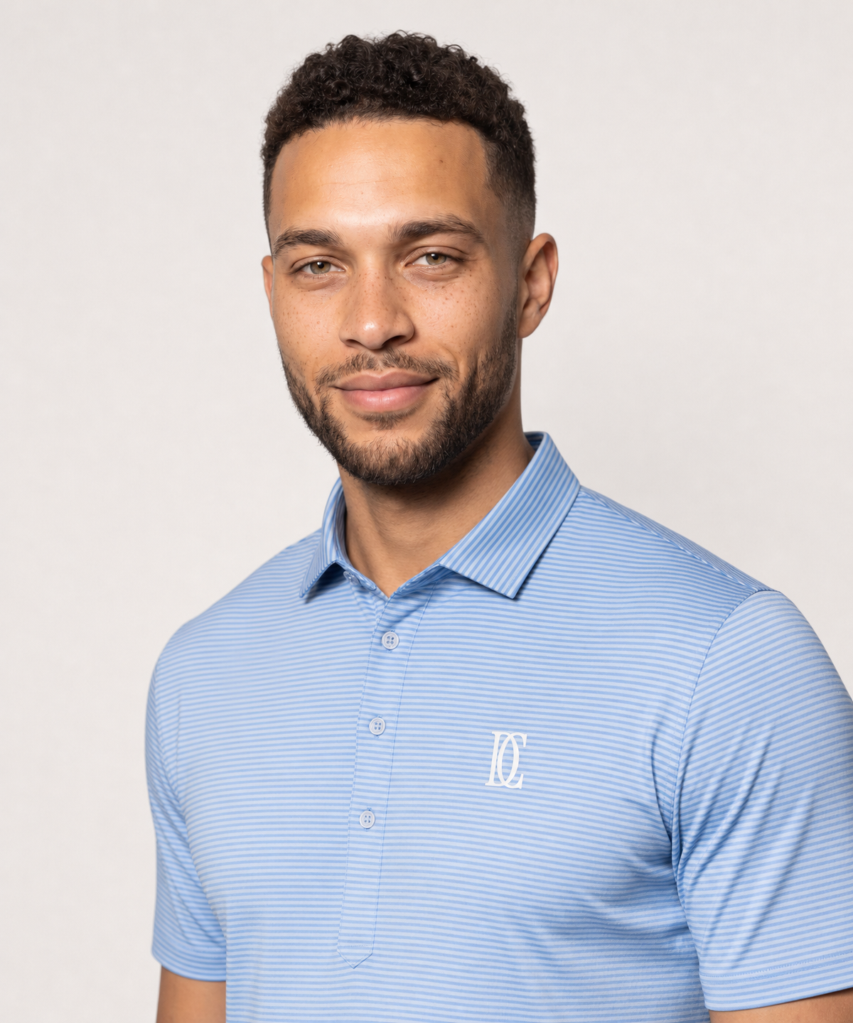 The Dress Collar Polo — Baby Blue — image 4