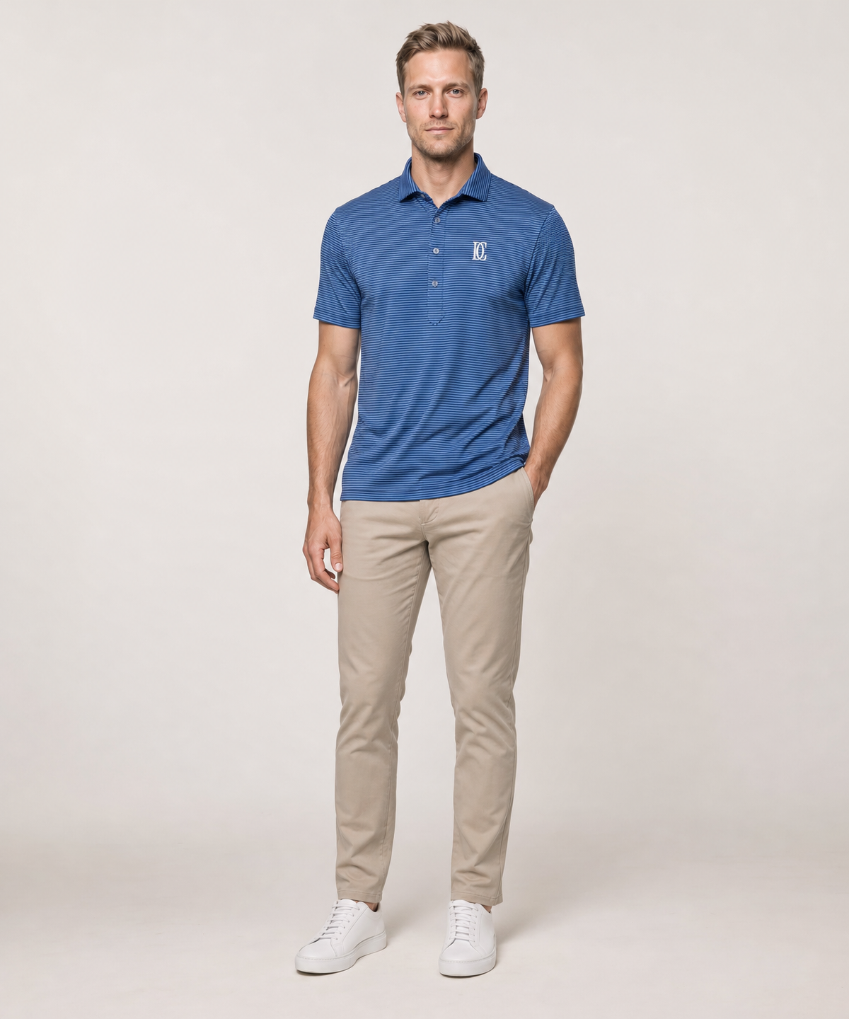 The Dress Collar Polo — Blue — image 2