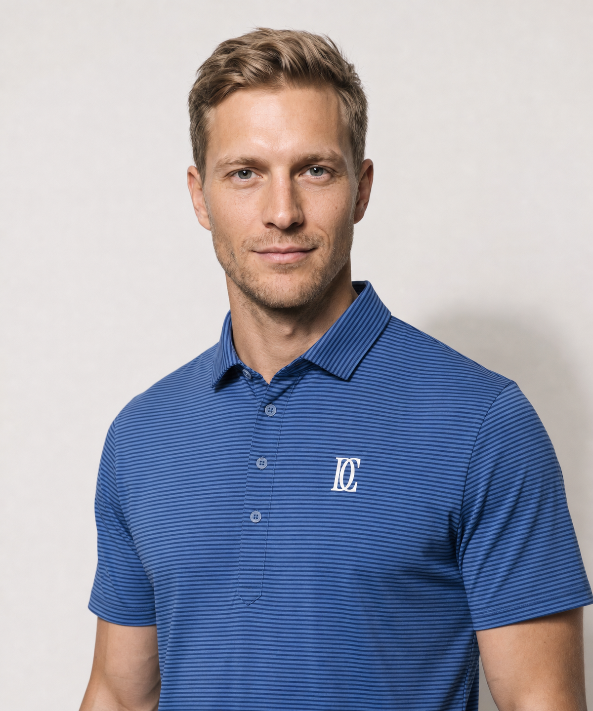 The Dress Collar Polo — Blue — image 4