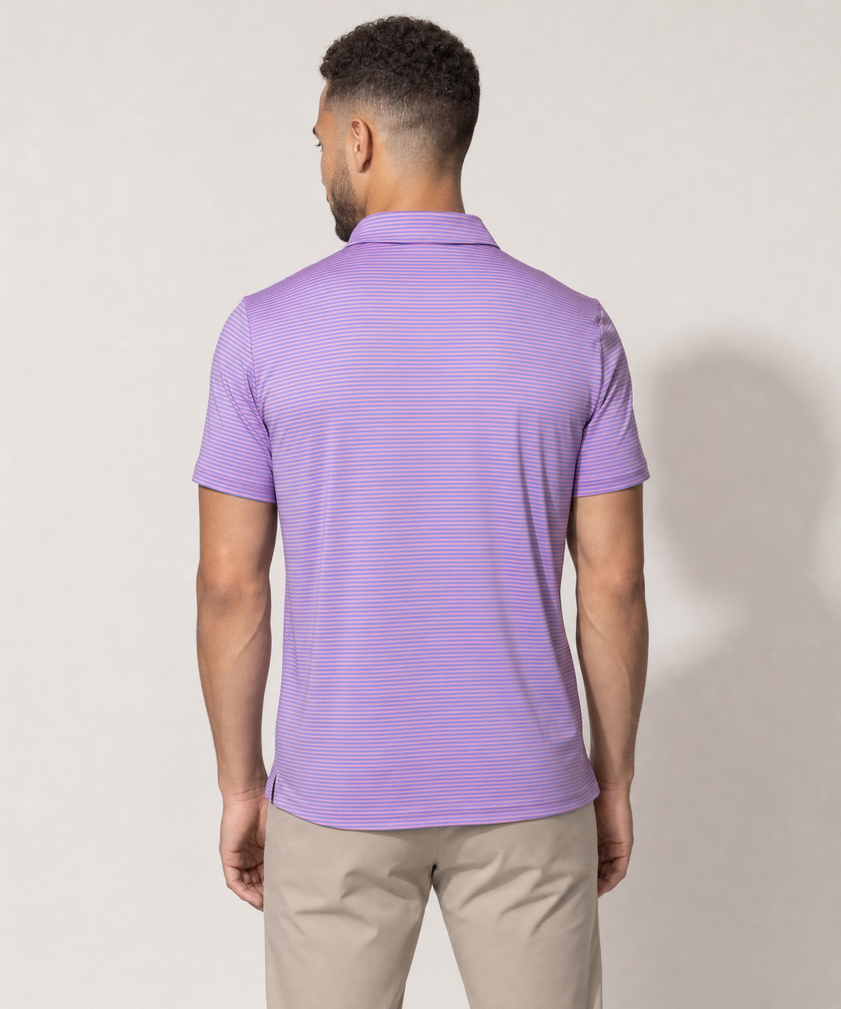 The Dress Collar Polo — Lavender — image 3