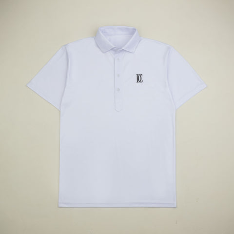 The polo in The Dress Collar Polo — White