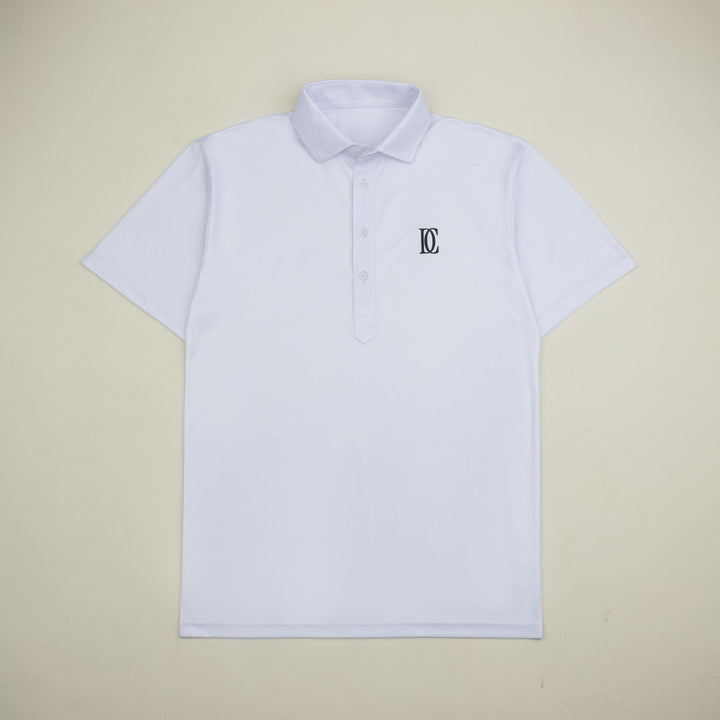 The Dress-Collar Polo in The Dress Collar Polo — White
