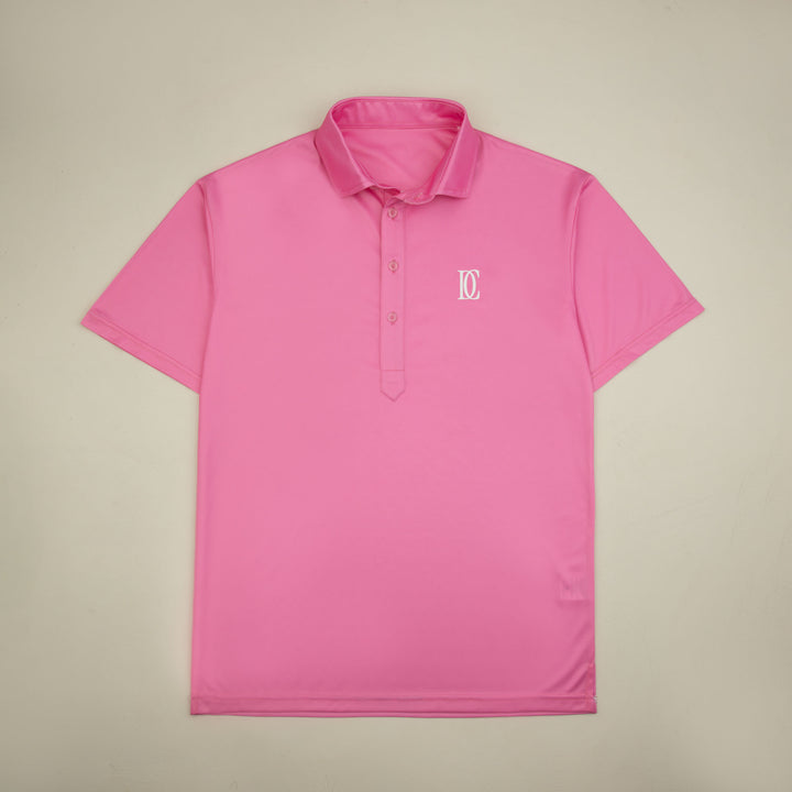 The Dress-Collar Polo in The Dress Collar Polo — Pink