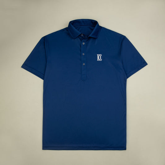 The Dress Collar Polo — Navy
