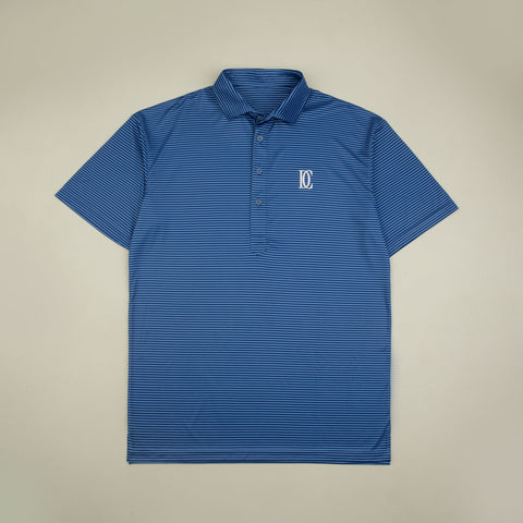 The polo in The Dress Collar Polo — Blue