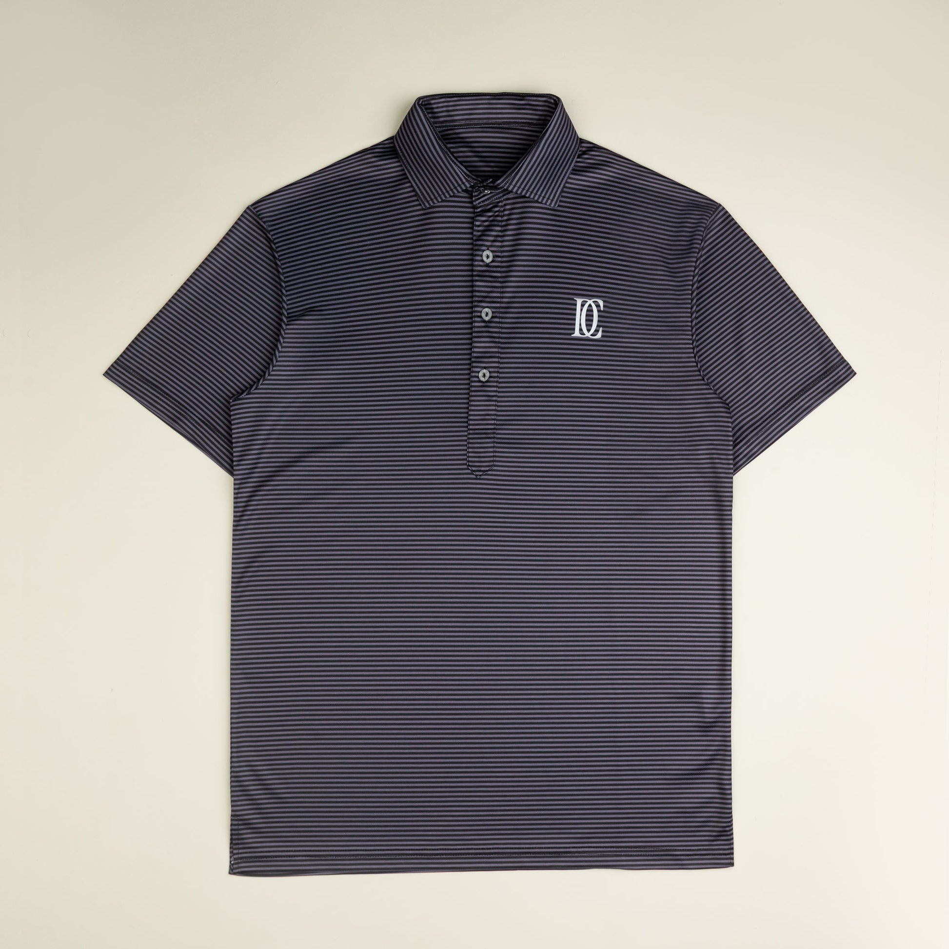 The Dress Collar Polo — Charcoal