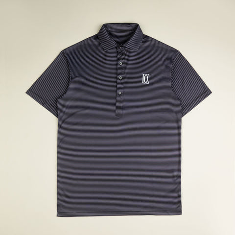 The polo in The Dress Collar Polo — Charcoal