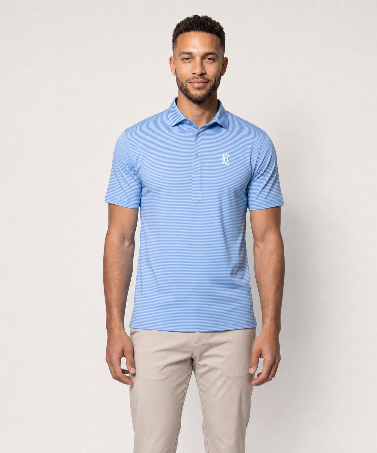 The Dress Collar Polo — Baby Blue — image 1