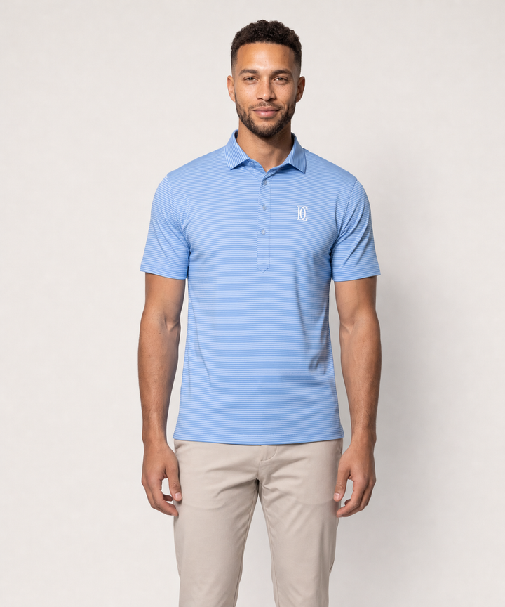 The Dress Collar Polo — Baby Blue