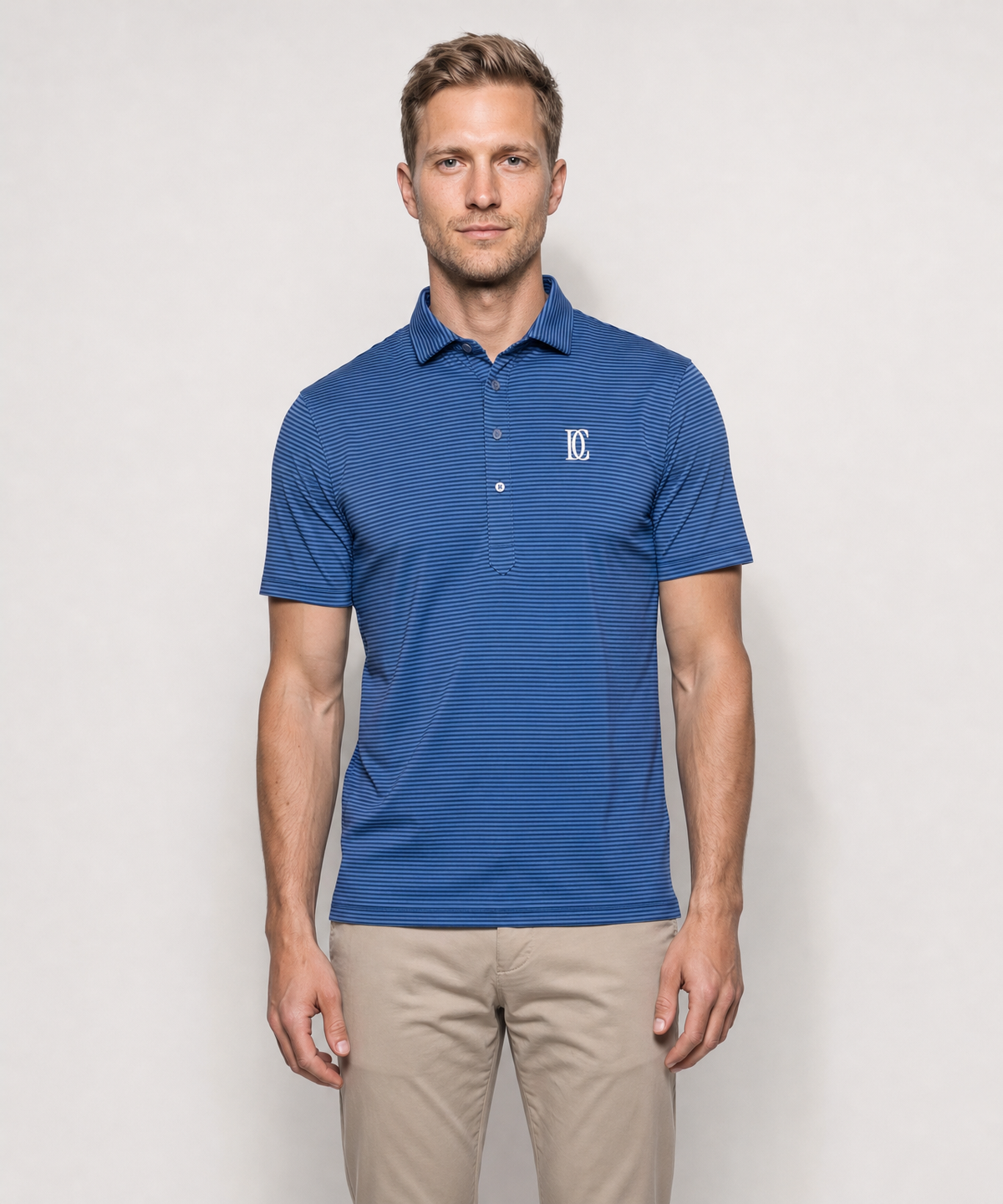 The Dress Collar Polo — Blue — image 1