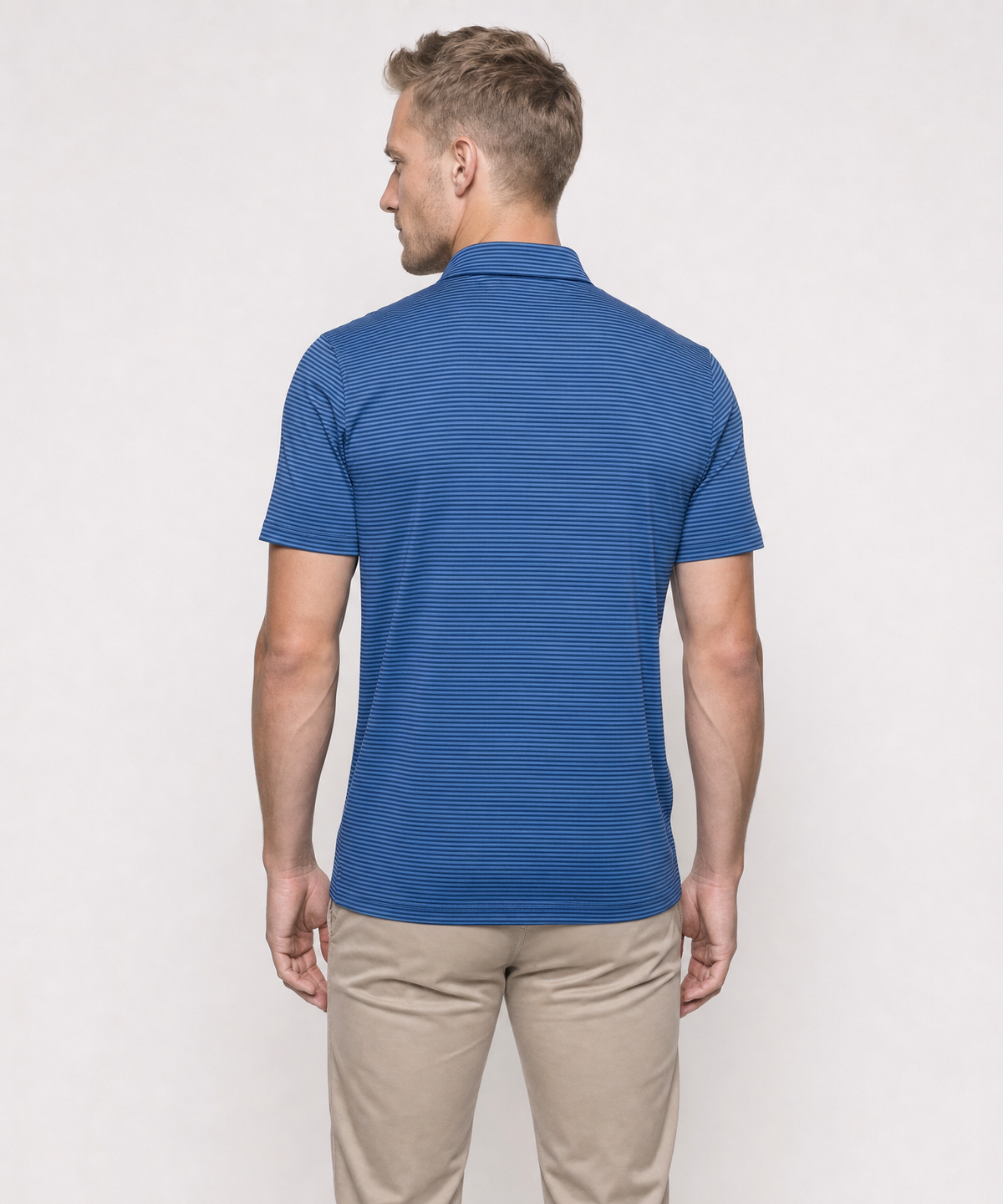 The Dress Collar Polo — Blue — image 3