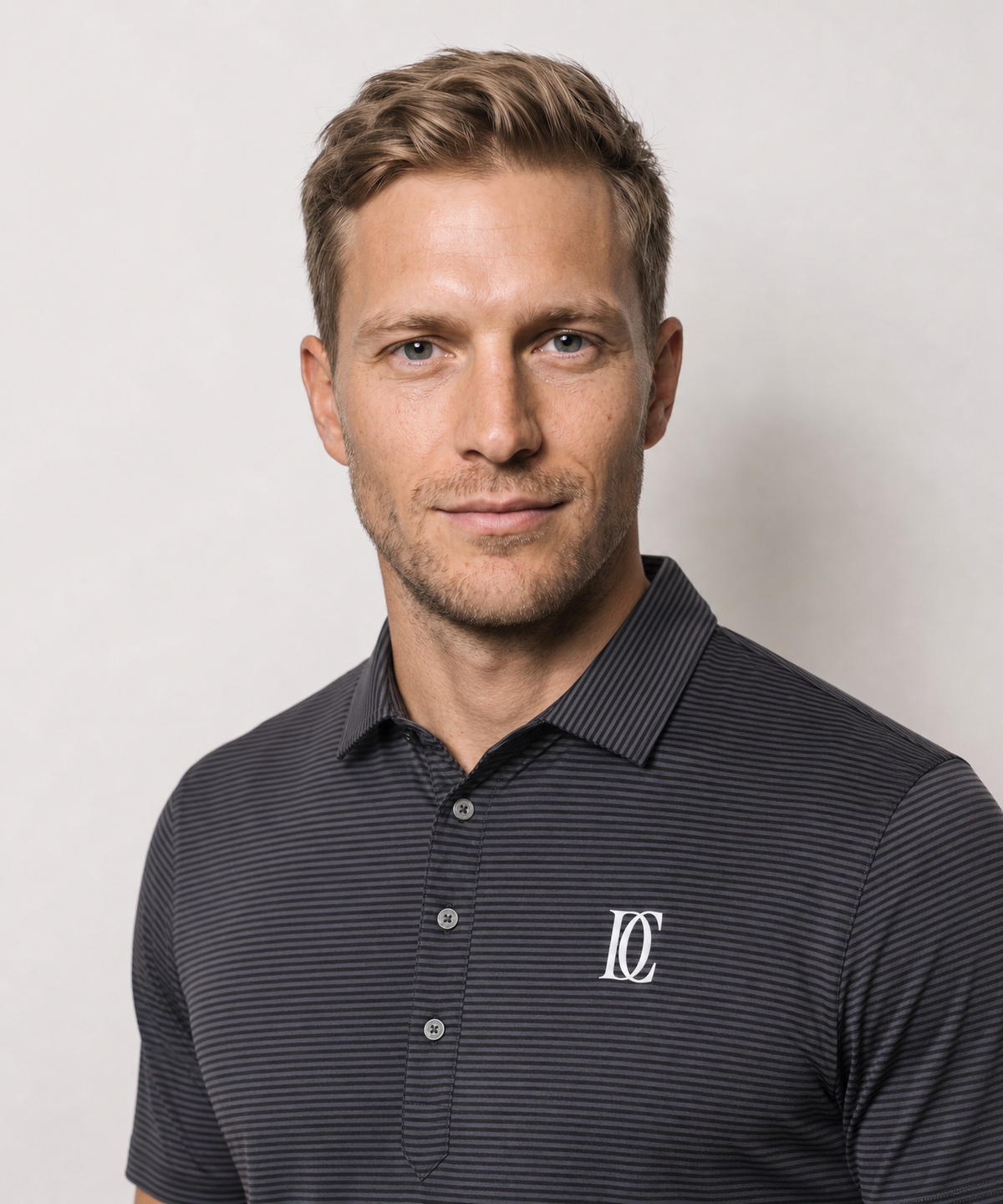 The Dress Collar Polo — Charcoal — image 4