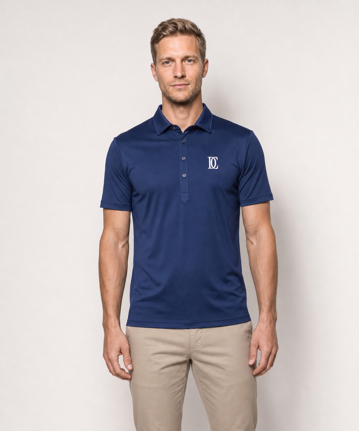 The Dress Collar Polo — Navy — image 1