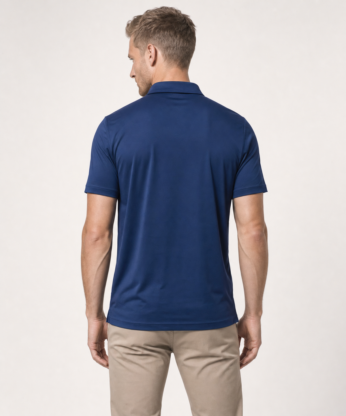The Dress Collar Polo — Navy — image 3