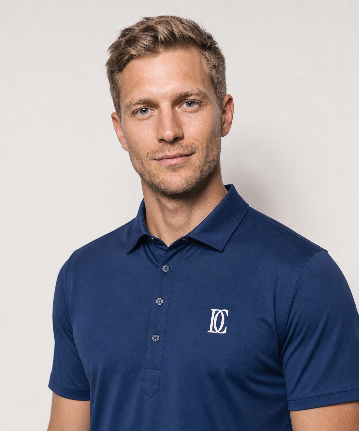 The Dress Collar Polo — Navy — image 4